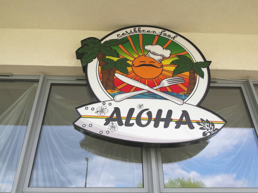 Litery 3D Aloha